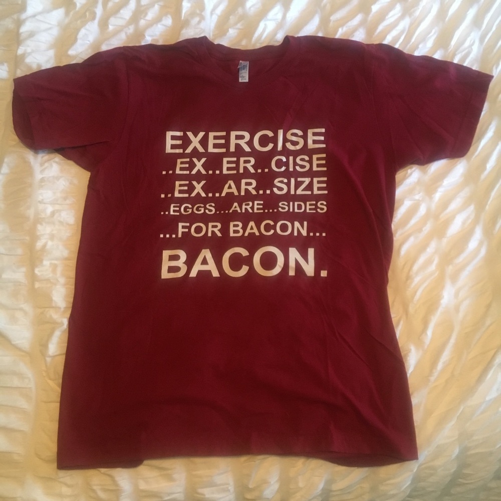 American Apparel, exercise ---> bacon